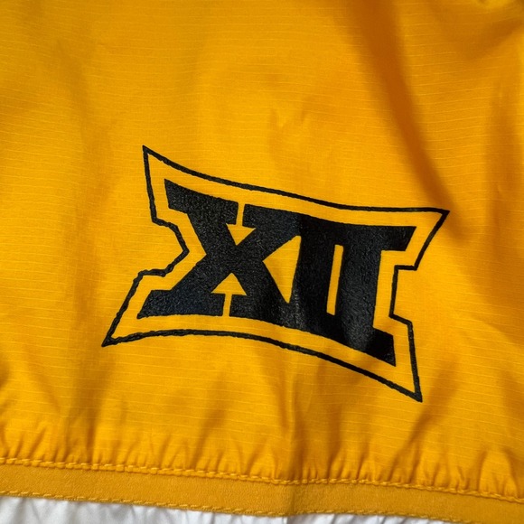 NIKE WVU Mountaineers Jacket Mens Size XL Yellow Half Zip Windbreaker College - Picture 5 of 16
